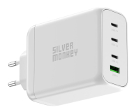 SILVER MONKEY Ładowarka sieciowa GaN 200W USB-C PD + USB 3.0 QC W SMA154 - 1097688 - zdjęcie 1